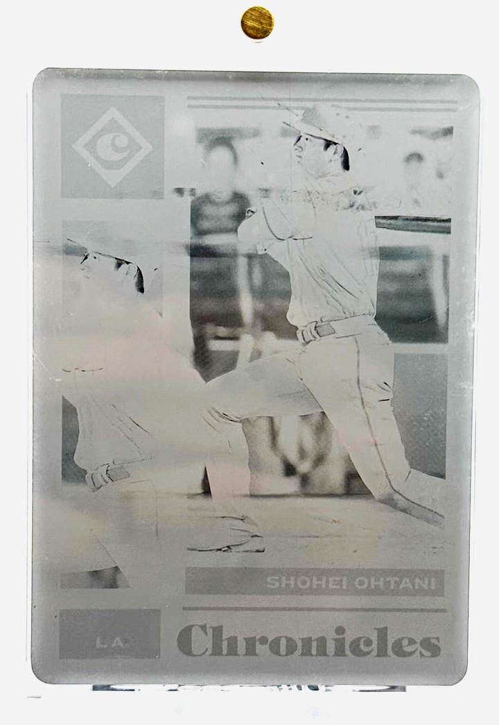 2021 Panini Chronicles Legacy Baseball - Shohei Ohtani 7 - Printing Plate 1/1