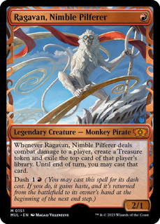 Ragavan, Nimble Pilferer (Halo Foil) - March of the Machine: Multiverse Legends (MUL)
