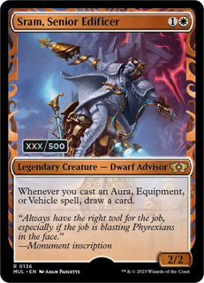 Sram, Senior Edificer (Serial Numbered) - March of the Machine: Multiverse Legends (MUL)