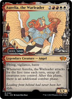 Aurelia, the Warleader (Serial Numbered) - March of the Machine: Multiverse Legends (MUL)