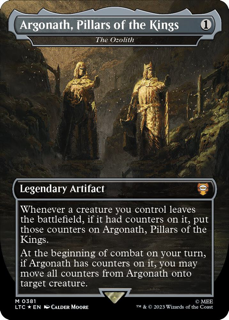 Argonath, Pillars of the Kings - The Ozolith (Surge Foil) - Commander: The Lord of the Rings: Tales of Middle-earth (LTC)