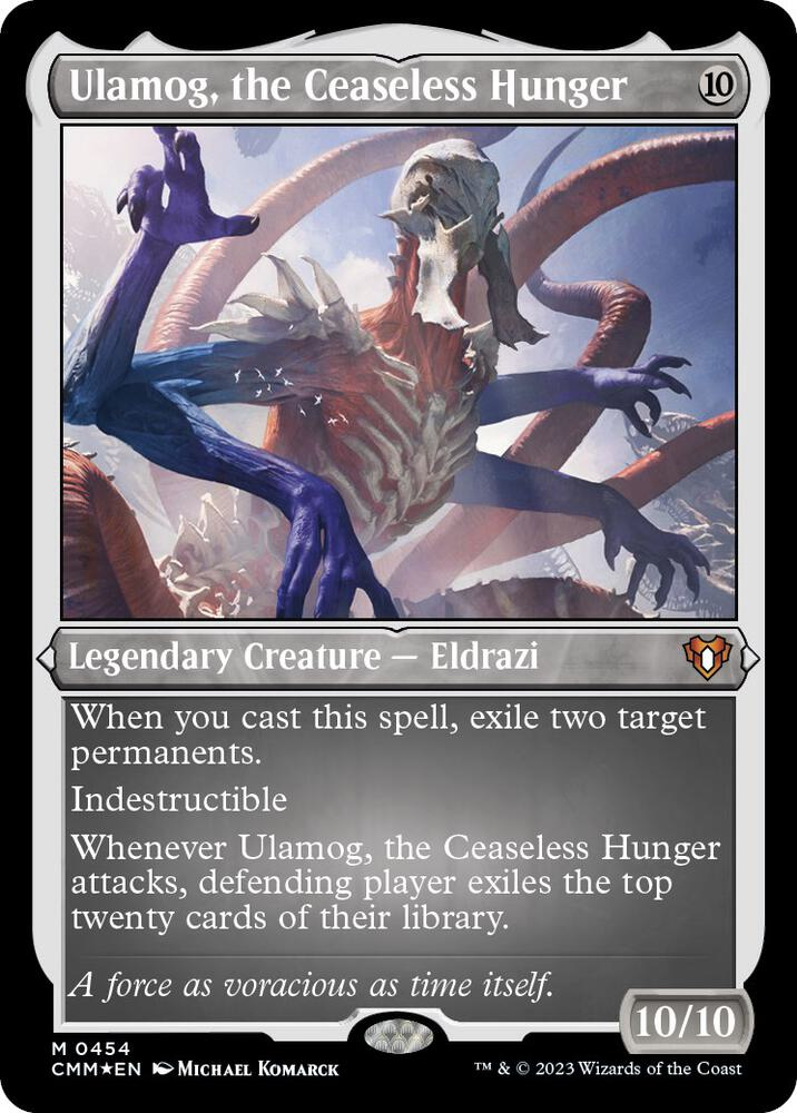 Ulamog, the Ceaseless Hunger (Foil Etched) - Commander Masters (CMM)