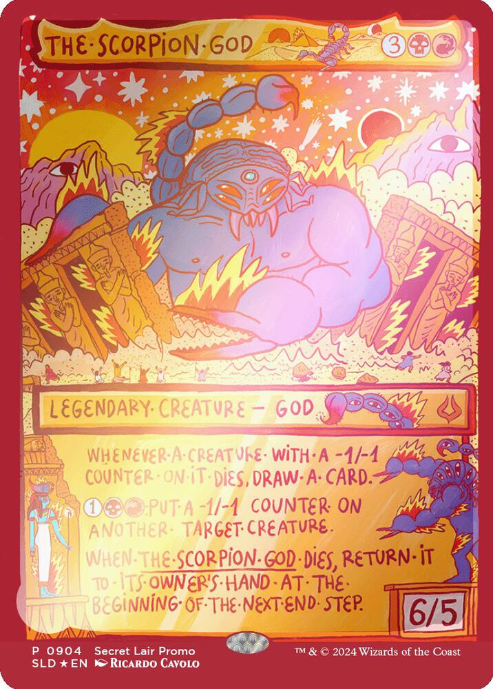 Secret Lair Drop: The Scorpion God Promo- Traditional Foil Edition (Sealed)