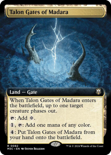 Talon Gates of Madara (Extended Art) (Ripple Foil) - Commander: Modern Horizons 3 (M3C)