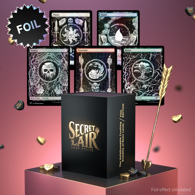 Secret Lair Drop: The Unfathomable Crushing Brutality of Basic Lands - Traditional Foil Edition