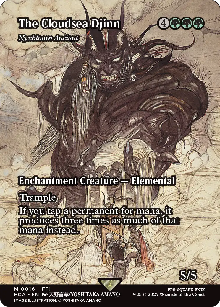 The Cloudsea Djinn - Nyxbloom Ancient (Showcase)