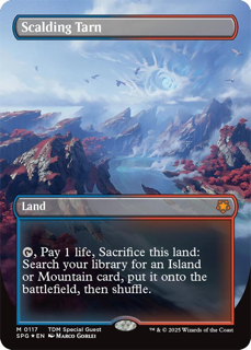 Scalding Tarn (Borderless) (Dragonscale Foil) - Special Guests (SPG)