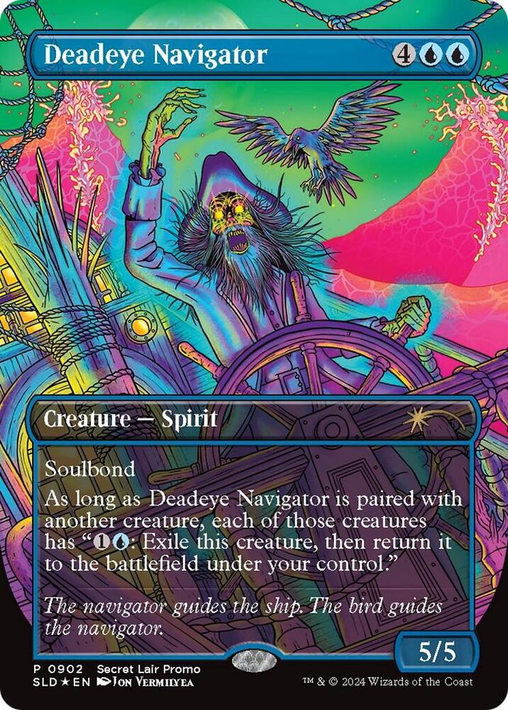 Secret Lair Drop: Deadeye Navigator Promo- Rainbow Foil Edition (Sealed)