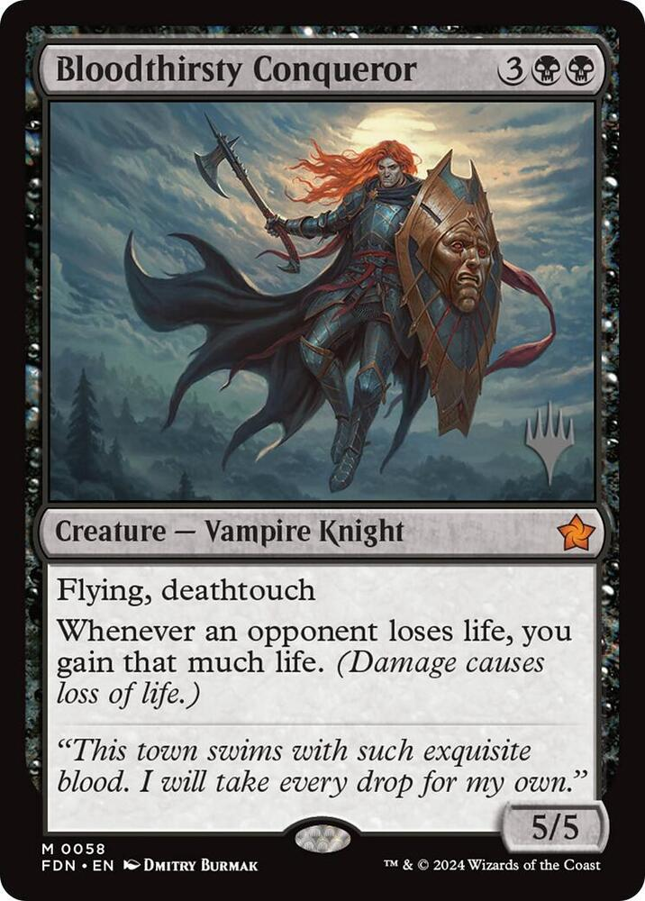 Bloodthirsty Conqueror - Promo Pack: Edge of Eternities (PPEOE)