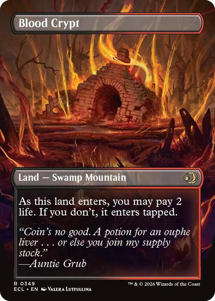 Blood Crypt (Borderless) - Lorwyn Eclipsed (ECL)
