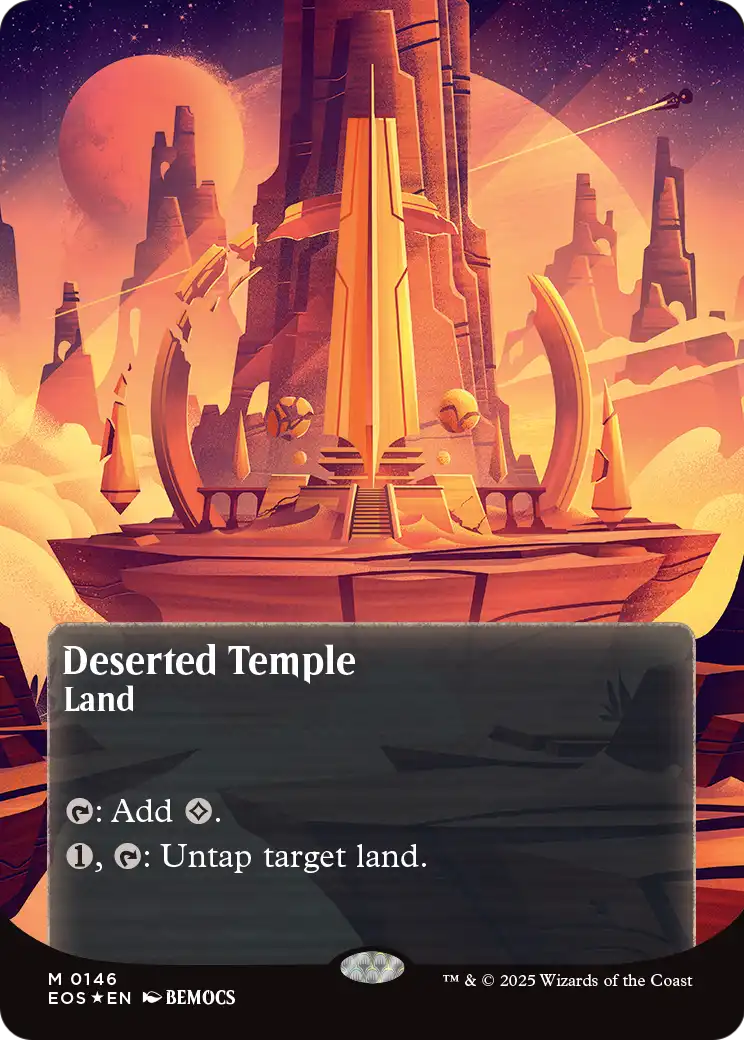Deserted Temple (0146) (Borderless) (Galaxy Foil)