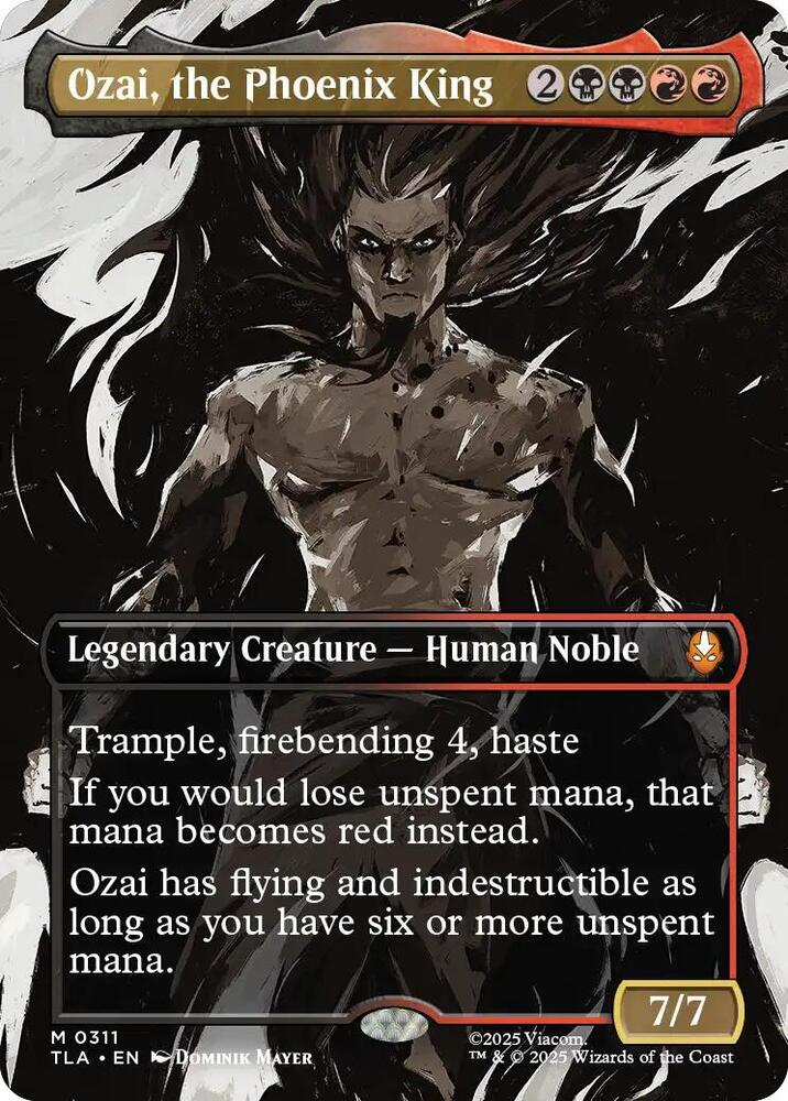 Ozai, the Phoenix King (0311) (Borderless) - Avatar: The Last Airbender (TLA)