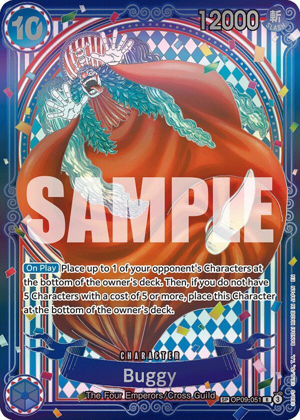 Buggy - OP09-051 (SP) - The Azure Sea's Seven (OP14)