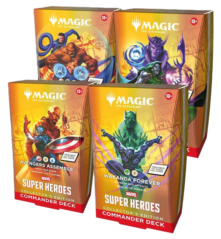 Magic: The Gathering Marvel Super Heroes Commander Decks - Collector's Edition