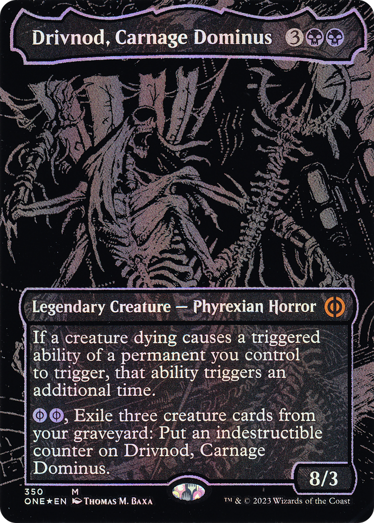 Drivnod, Carnage Dominus (Oil Slick Raised Foil)