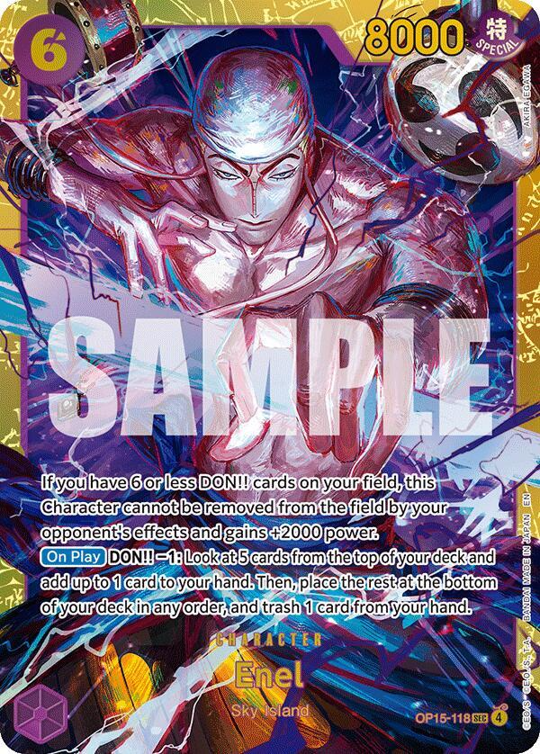 Enel (OP15-118) - Adventure on Kami's Island (OP15-EB04)
