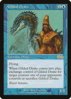 Gilded Drake - Urza's Saga (USG)