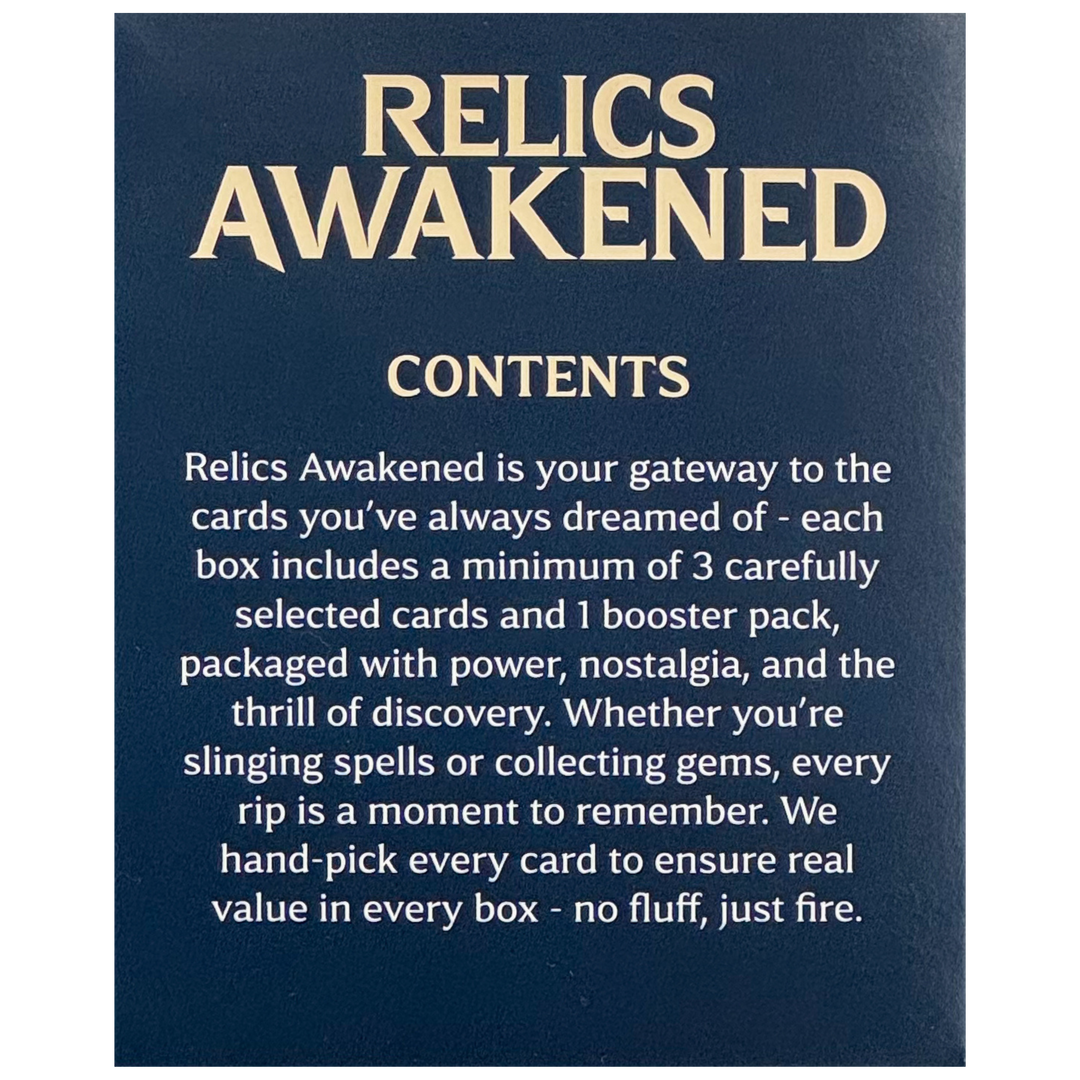 Relics Awakened Magic: The Gathering - $100 Repack (Cassius Marsh Stream Only)
