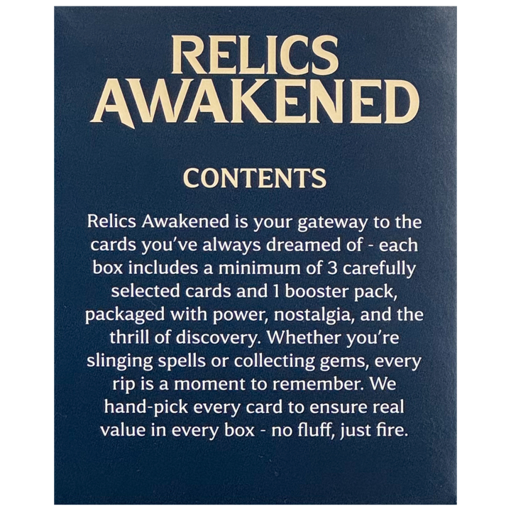 Relics Awakened Magic: The Gathering - $100 Repack (Cassius Marsh Stream Only)