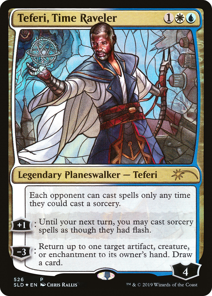 Teferi, Time Raveler (Stained Glass)