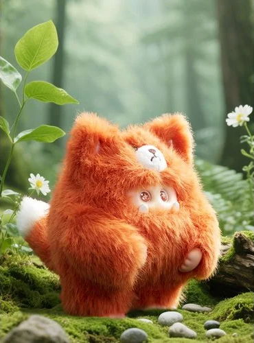 Giggle Monster Furry Forest Series Blind-Box Vinyl Plush