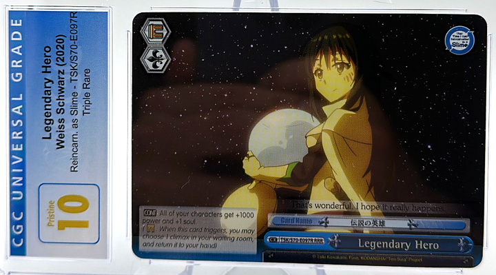 Legendary Hero TSK/S70-E097R RRR - Weiss Schwarz - CGC 10