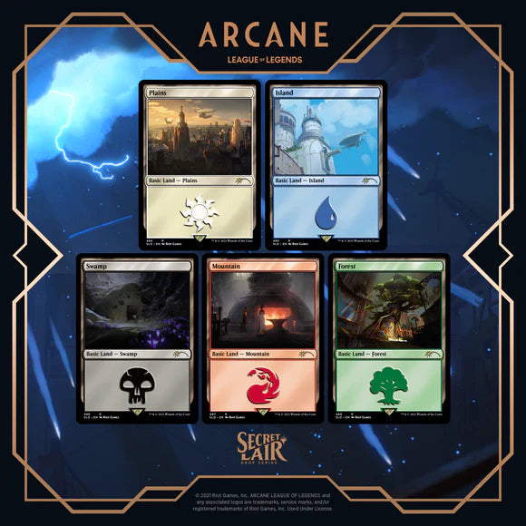 Secret Lair Drop: Secret Lair x Arcane: Lands - Non-Foil Edition