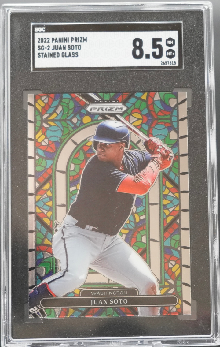 2022 Panini Prizm - Juan Soto SG-2 - Stained Glass - SGC 8.5