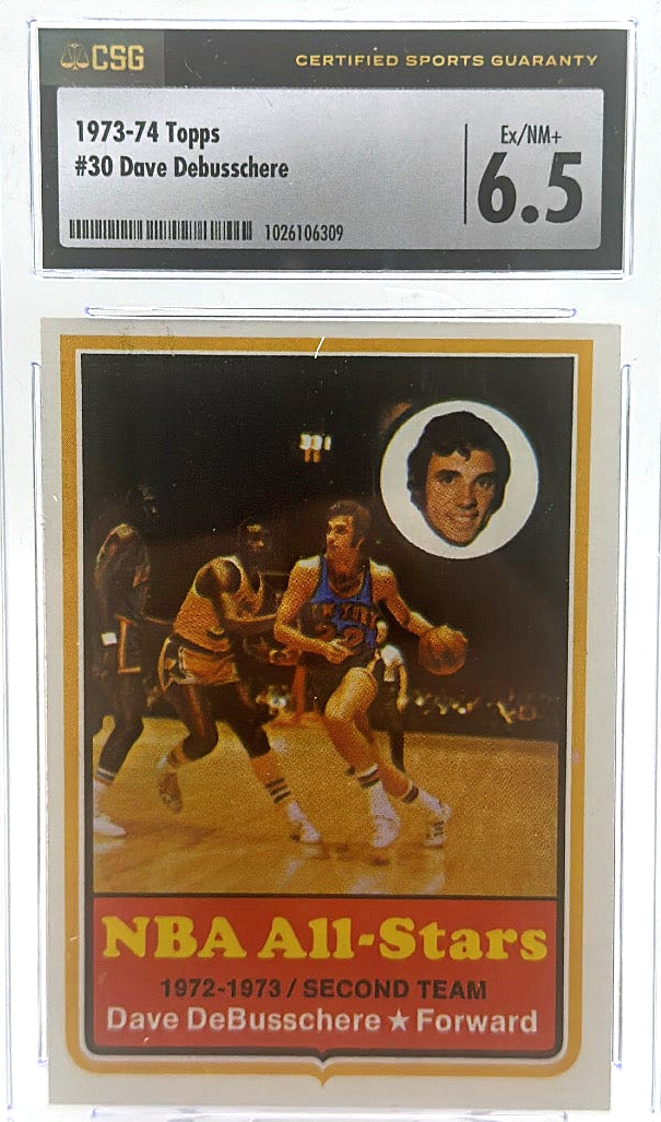 1973-74 Topps - Dave Debusschere 30 - CSG CGC 6.5