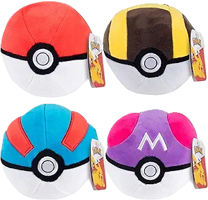 Pokemon 5 Inch Pokeball Plush