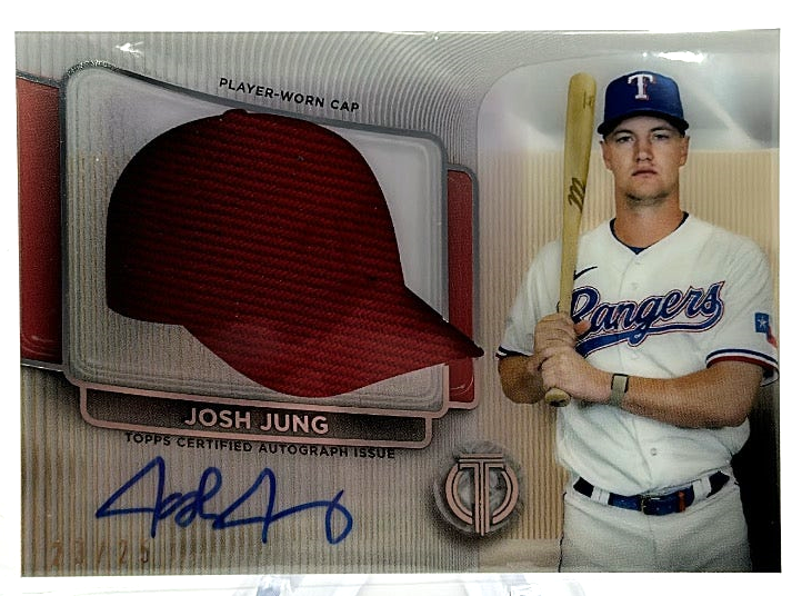 2024 Topps Tribute - Josh Jung TOTC-JJ - Tip Of The Cap Autograph /25