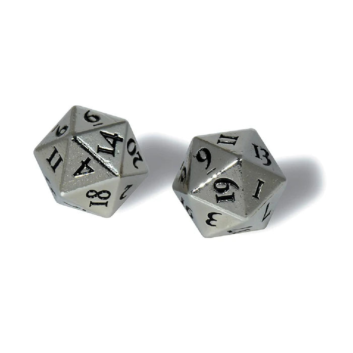 Ultra PRO Heavy Metal D20 Dice Set (Various Options)