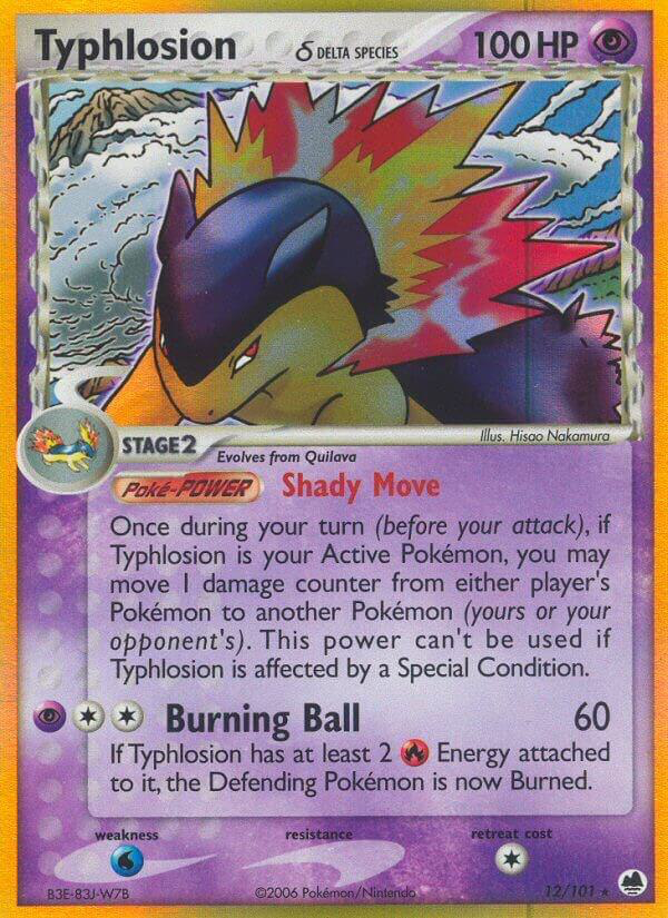 Typhlosion 12/101 (Delta Species) - EX Dragon Frontiers (DF)
