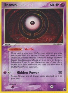 Unown (O) - Unseen Forces (UF)