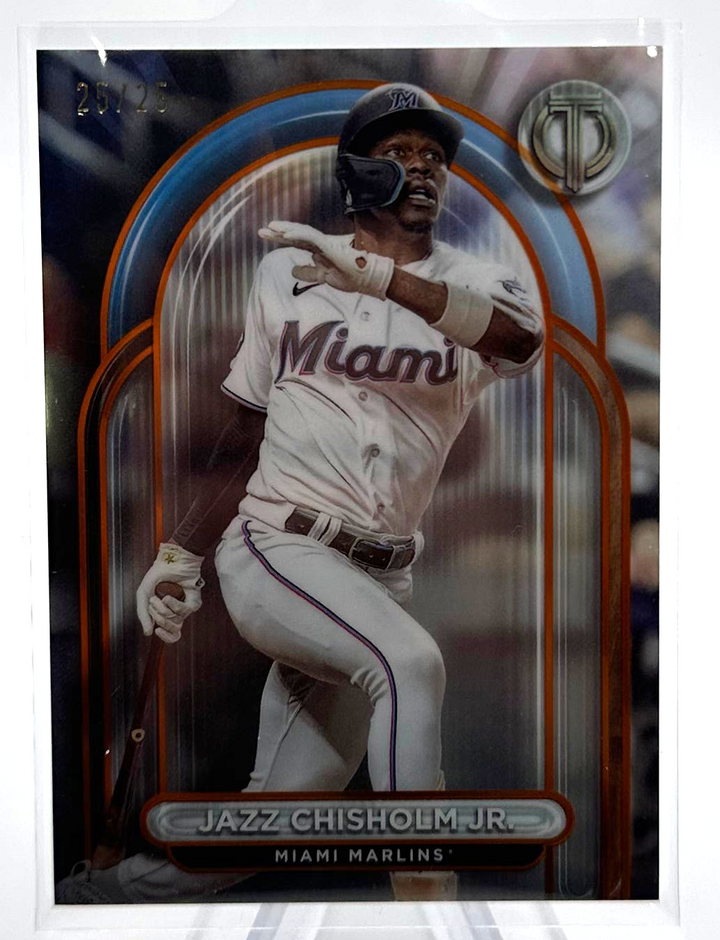 2024 Topps Tribute - Jazz Chisholm JR. 48 - Orange Base /25