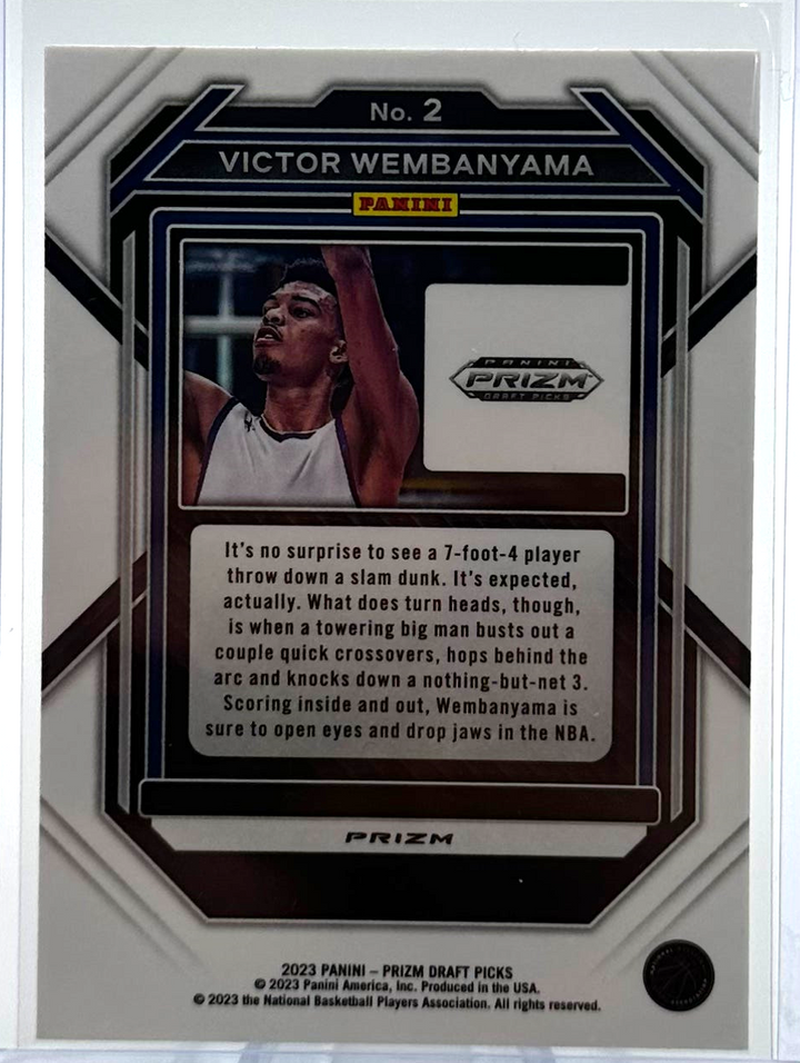 2023 Panini Prizm Draft Basketball - Victor Wembanyama 2 - Green