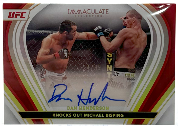 2023 Panini Immaculate UFC - Dan Henderson MO-DHS - Immaculate Moments /99