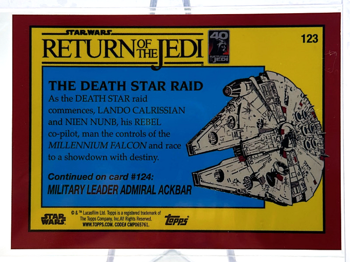 2023 Star Wars Sapphire - The Death Star Raid - Green /60