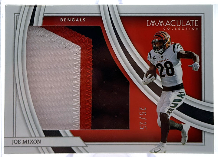 2022 Panini Immaculate Football - Joe Mixon IL-JMI - Patch 25/25