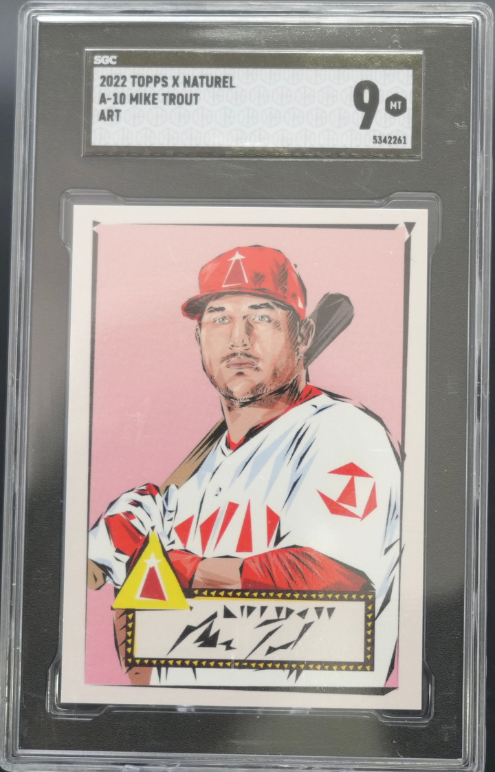 2022 Topps X Naturel - Mike Trout A-10 - Art - SGC 9