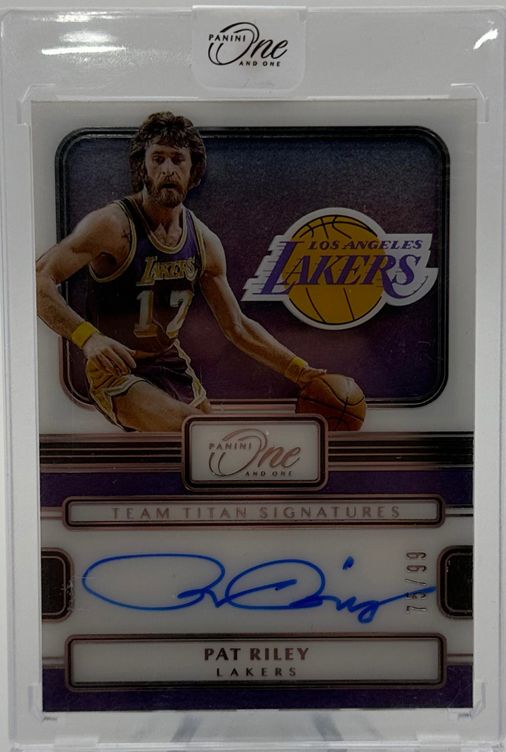 2022-23 Panini One And One  Basketball - Pat Riley TTS-PAT - Team Titan Signatures /99