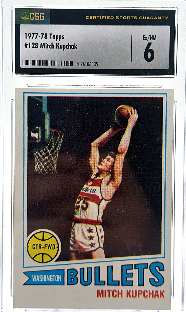 1997-78 Topps - Mitch Kupchak 128 - CSG CGC 6