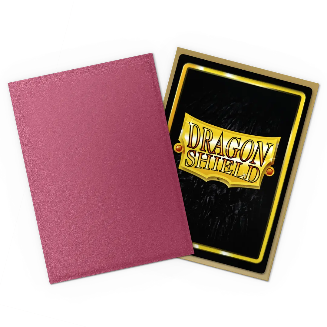 Dragon Shield Sleeves: Pomegranate & Gold - Matte Dual (Box of 100)