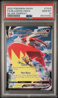 Blaziken VMAX TG15/TG30 Silver Tempest - 2022 Pokemon - PSA 10