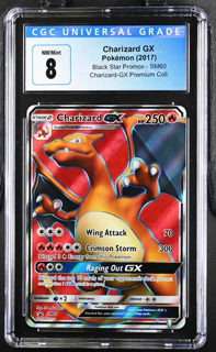 Charizard GX SM60 premium collection promo - 2017 Pokemon - CGC 8