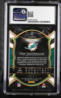 2020 Panini Select - Tua Tagovailoa 45 - Maroon /149 - CSG 9.5