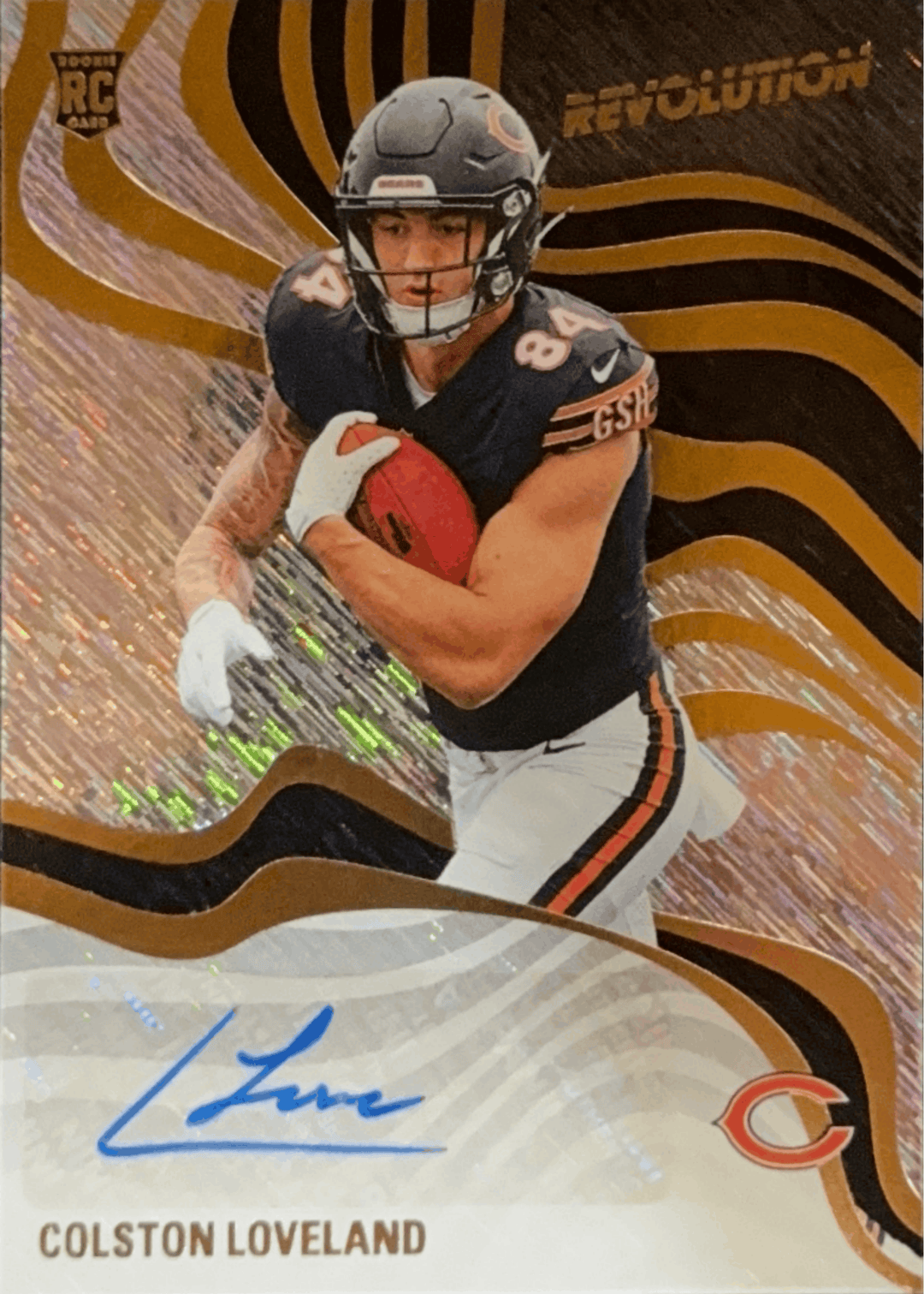 Panini 2025 Revolution Colston Loveland RC Auto Storm #RSA-CLD
