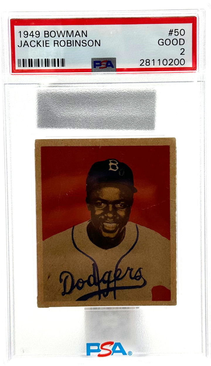 1949 Bowman - Jackie Robinson 50 - PSA 2