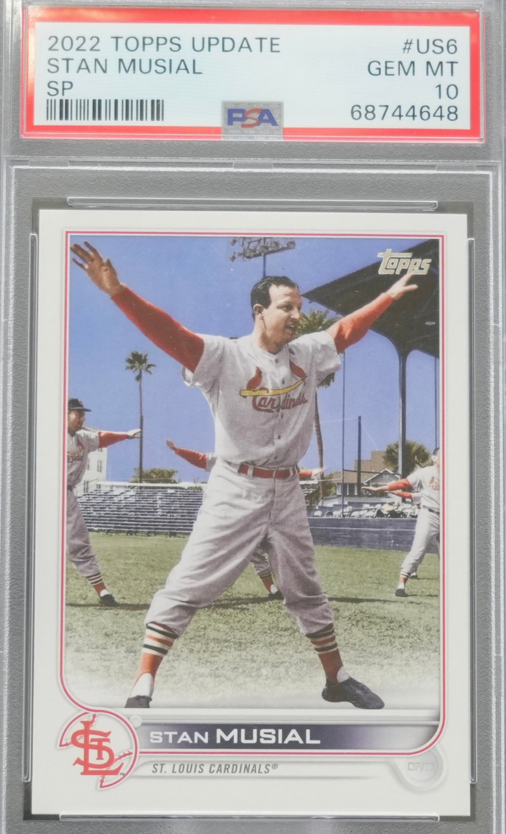 2022 Topps Update - Stan Musial US6 - SP - PSA 10