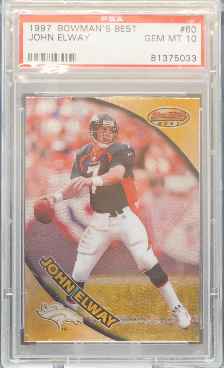 1997 Bowman's Best - John Elway 60 - PSA 10